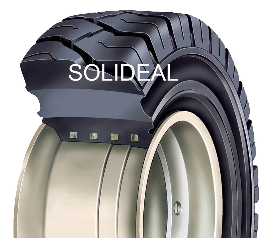 快装实心轮胎 快速装配式