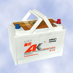 免维护汽车蓄电池12V70AH 奥克65D31