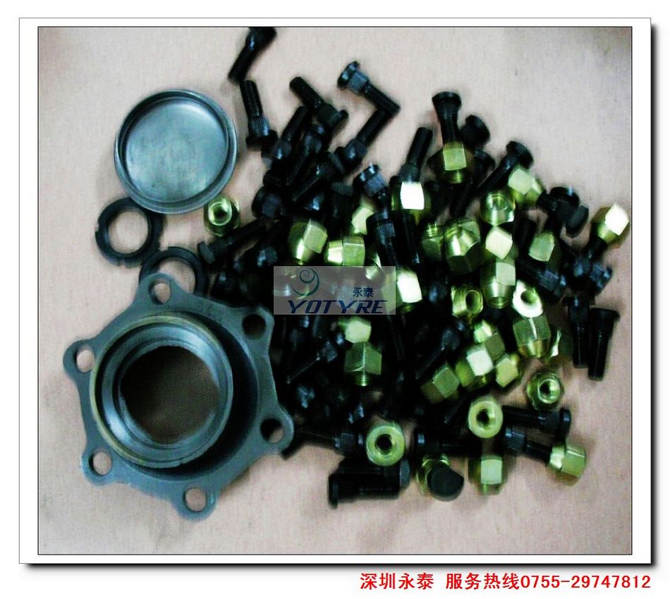 力至优叉车后轮毂螺丝/螺母 叉车配件 平衡重式