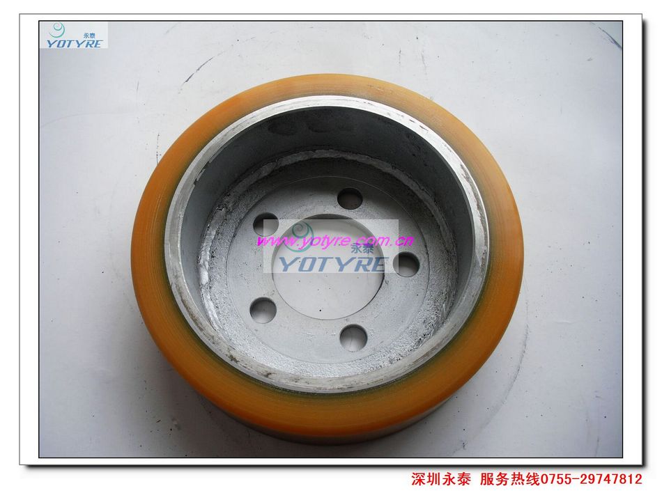 叉车轮胎 BT叉车驱动轮/5孔 叉车配件 254*75