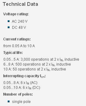 德国ETA断路器 若干