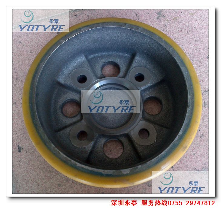 叉车轮胎 皇冠叉车驱动轮 科朗叉车轮子 驱动轮