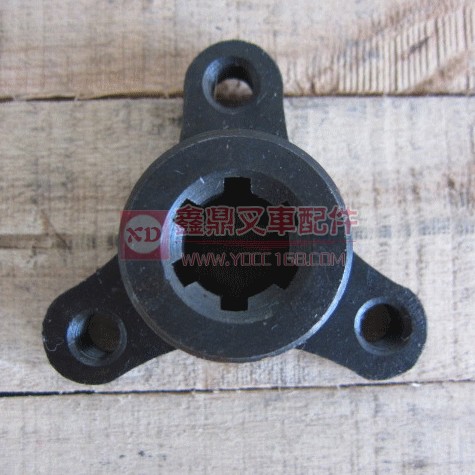 合力叉车配件 旧款三角联接法兰（六齿） 旧款