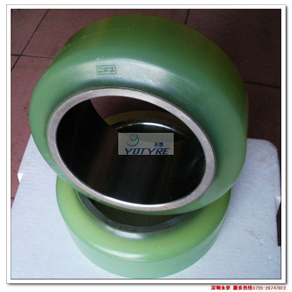 叉车轮胎 力至优前移式叉车原厂轮胎  PU胶轮胎 FBR