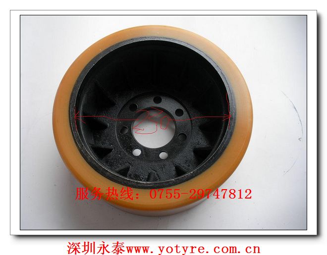 永泰丰供应叉车轮胎 林德叉车轮胎 330*136