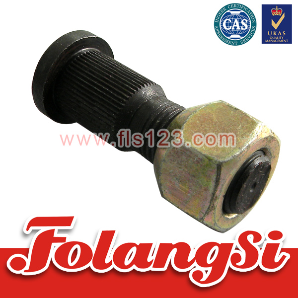 叉车配件 后轮毂螺栓 3-6F/2T-3T