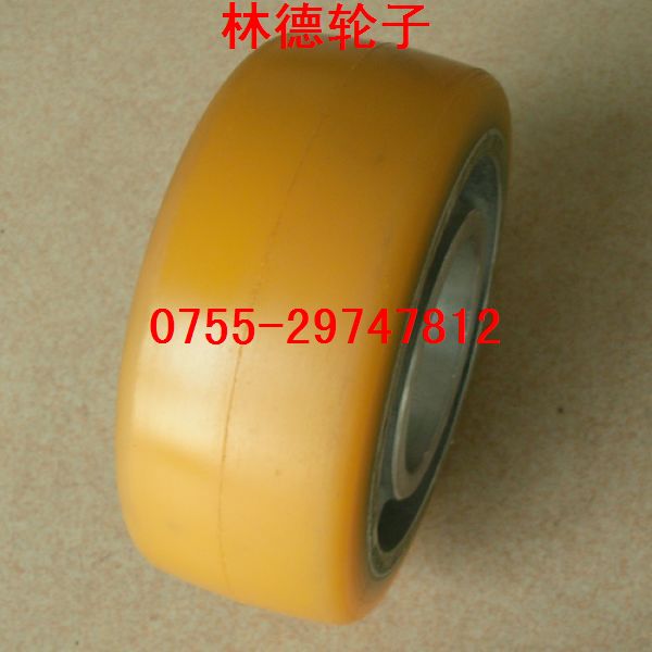 聚氨酯林德叉车轮胎 叉车轮胎 旁轮 辅助轮