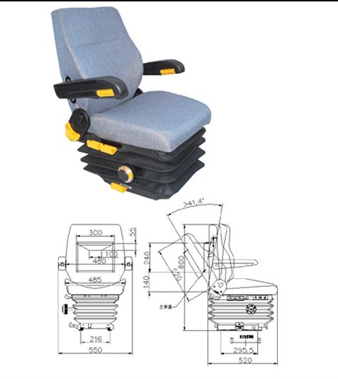 叉车座椅