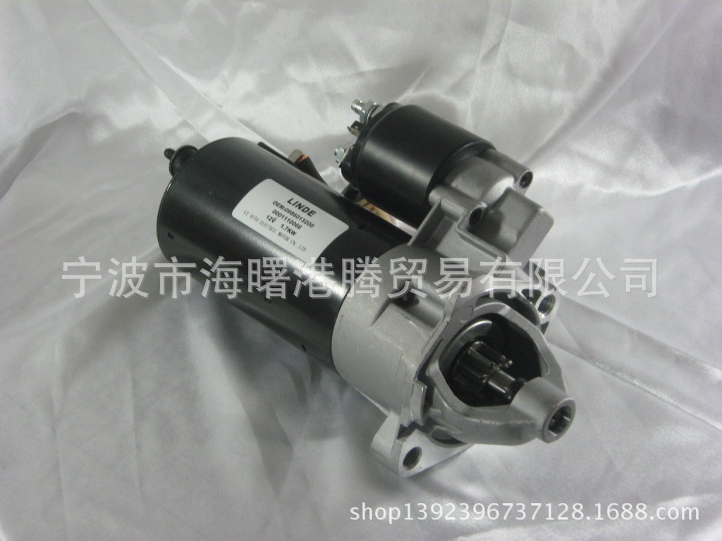 起动机林德叉车H18D启动马达批发0001110066 0001110066
