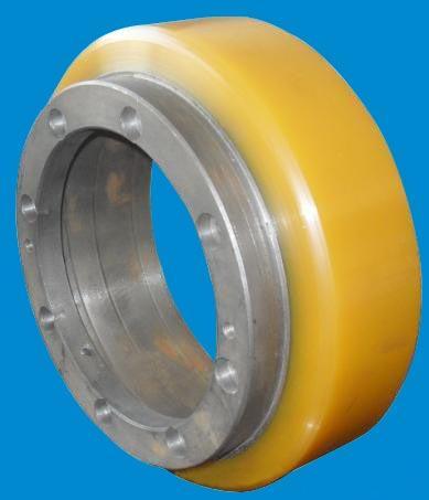 搬易通电瓶叉车轮子，诺力电动托盘车化子 托盘车轮子