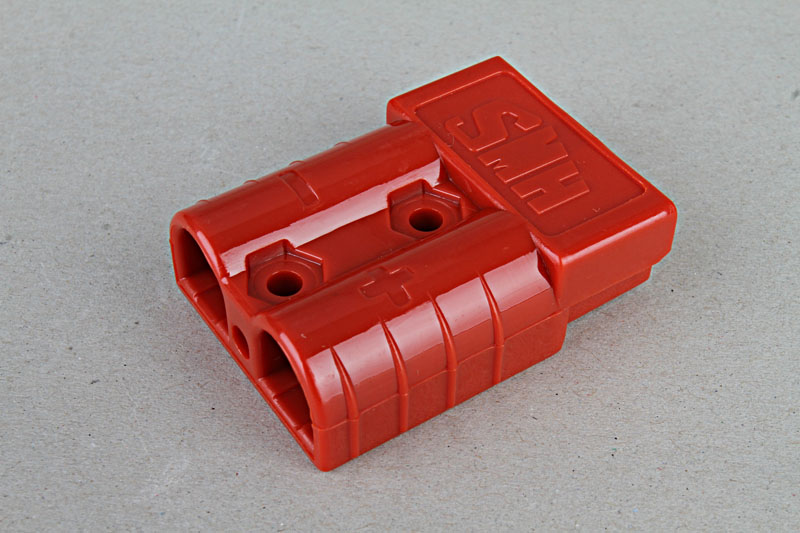 安德森插头 蓄电池充电插头 大电流插头 50A-600V 红色