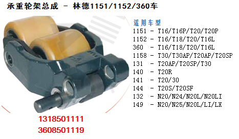 轮架总成 1151/1152/360车