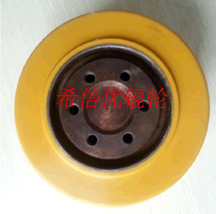 丰田叉车 包胶轮 7FBR10 7FBR13 主动轮 聚氨酯轮 330*145*194