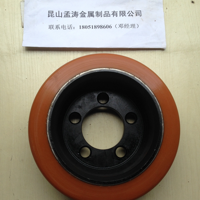 林德T20.T30电动叉车驱动轮254*102聚氨酯轮子 林德T20，T30