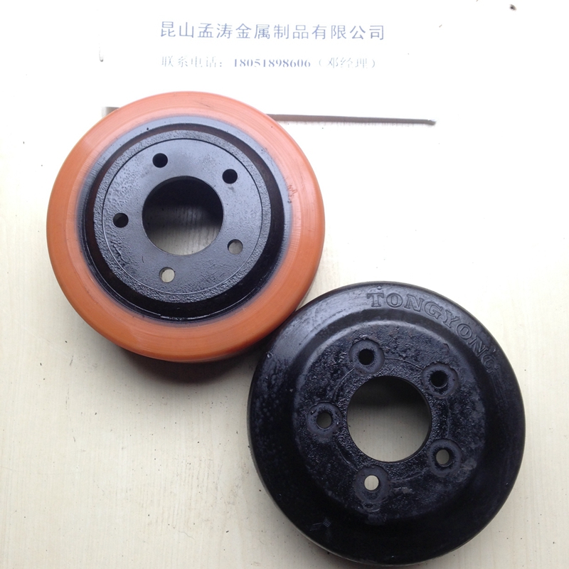 丰田BT新款电动叉车驱动轮215*75聚氨酯轮子 丰田BT