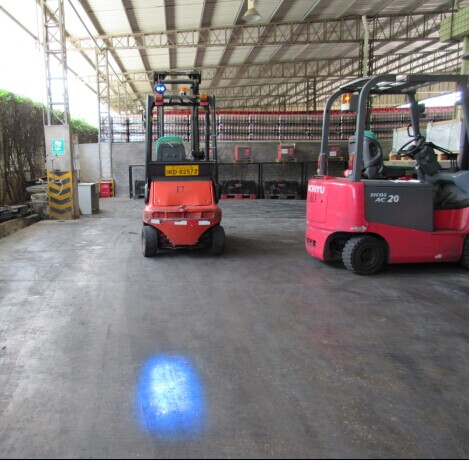 叉车通用LED蓝色警示灯 10w 10-80v