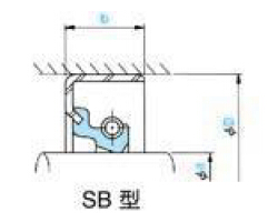 日本NOK油封 SB/SB2单唇外骨架油封NBR丁腈胶 AB0984-H0
