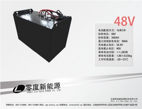 48V300AH牵引车电池组