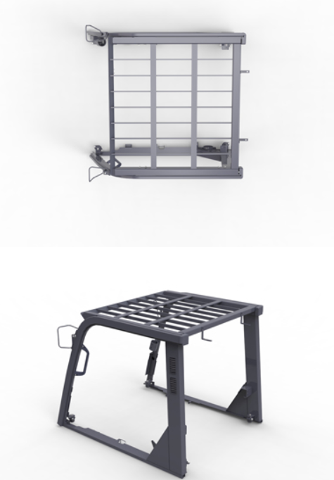 内燃叉车-大吨位顶框和边框分体式护顶架