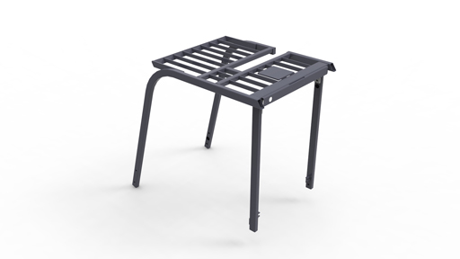 合肥和安 电动叉车框架与后支撑腿分体式护顶架