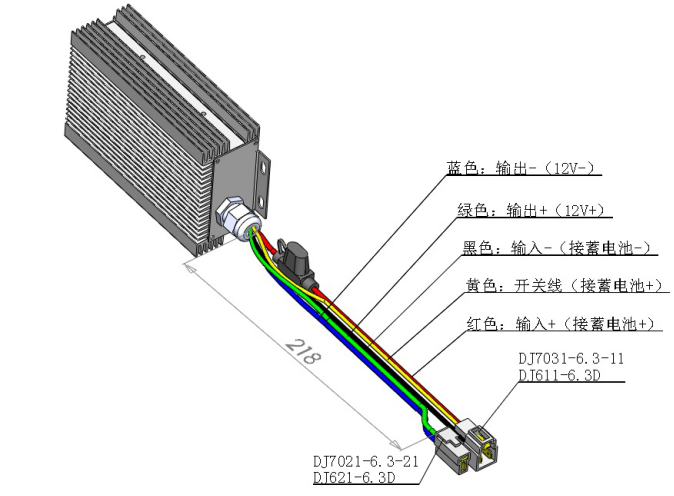DCtoDC直流稳压器隔离直流电器36V 12V 30A NQZB300-036-012I