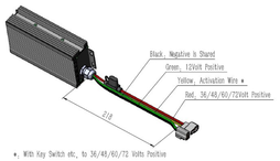 DC/DC灯光变换器非隔离直流电器48V转24V 20 NQZB400-048-024C 