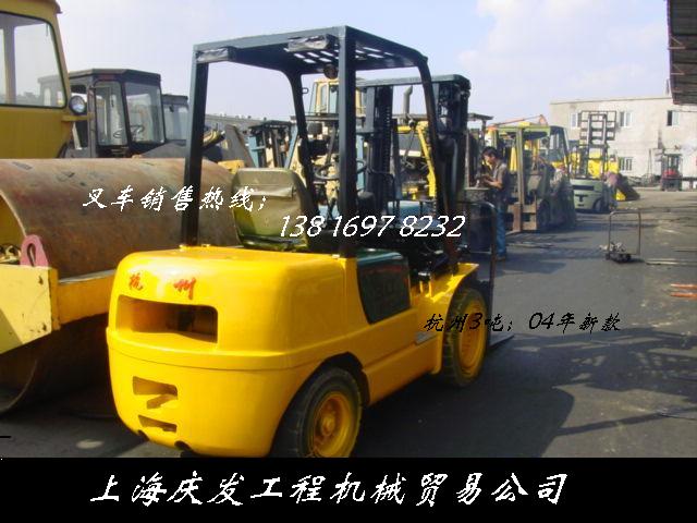 上海庆发:TCM,合力，杭州等二手叉车出租，兼转让 .3-8吨柴油车