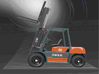 宝鸡双力 5-10T系列5吨柴油液力叉车 FD50TJ/CPCD50C