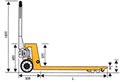 浙江诺力AC系列2吨镀锌型搬运车 ACZ20L