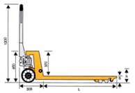 浙江诺力AC系列2吨纸筒型搬运车 AC20R1000/AC20R1500