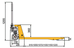 浙江诺力BS系列2.5吨液压搬运车 BS25-II