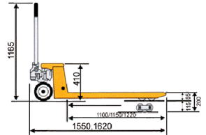 浙江诺力CBG-II型2吨液压搬运车 DCB20