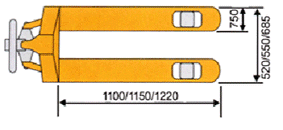 浙江诺力CBG系列2吨快起升型液压搬运车 CBG/QL20H/CBG/QL20L
