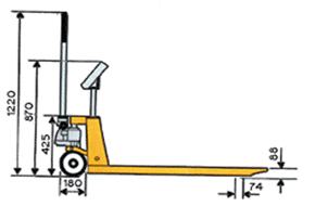 浙江诺力CBG系列2吨电子称型搬运车 SCBG20H/SCBG20L