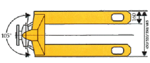 浙江诺力DF系列2吨镀锌型搬运车 DFZ20H/DFZ20L