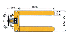 浙江诺力DF系列2吨电子称型搬运车 SDF20H/SDF20L