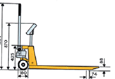 浙江诺力DF系列2吨电子称型搬运车 SDF20H/SDF20L