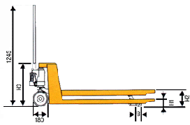 浙江诺力HP系列2.5吨液压搬运车 HP25