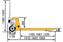 浙江诺力L系列2吨低放型搬运车 L60Low-65mm/Low-51mm