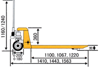 浙江诺力L系列2吨四方向型搬运车 L60W20N/L60W20W