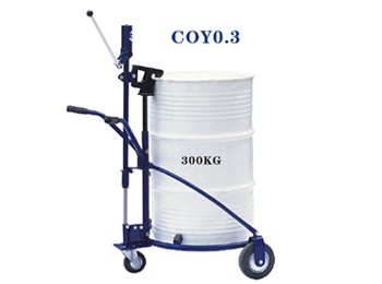 湖北金茂COY0.3手动液压油桶搬运车 COY0.3