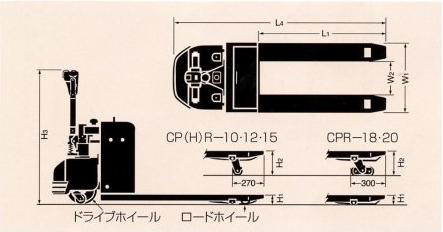 上海鸥琵凯(OPK)1吨步行式电动托盘叉车 CPHR-10S-A