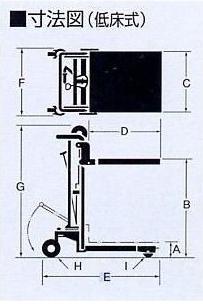 上海鸥琵凯(OPK)0.2吨手动堆高机 SC-2-12L-A