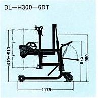 上海鸥琵凯(OPK)0.3吨手动油桶倾倒车 DL-H300-6DT