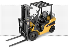 美国三菱卡特彼勒叉车(CAT)6500磅双燃料平衡重叉车 P6500-D