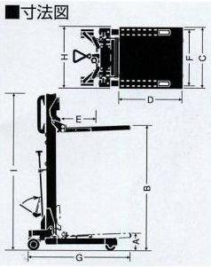 上海鸥琵凯(OPK)0.08吨超轻量手动堆高机 KL-C80-10T