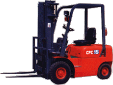 山西机器1.5吨内燃柴油平衡重叉车 CPC1.5