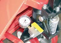 美国威斯迪尔叉车(VESTIL)5000磅手动托盘称重搬运车 PM-FS-2748