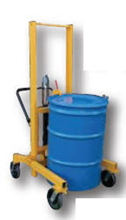 美国威斯迪尔叉车(VESTIL)880磅机械式油桶搬运车 DCR-880-H-HP_中国叉车网(www.chinaforklift.com)