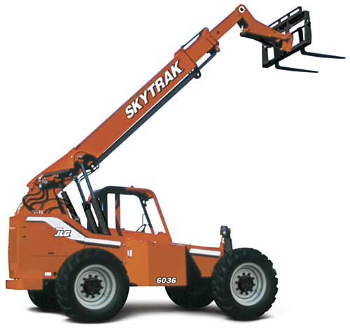 美国天叉(SKYTRAK)6,000 磅伸缩臂叉车 6036